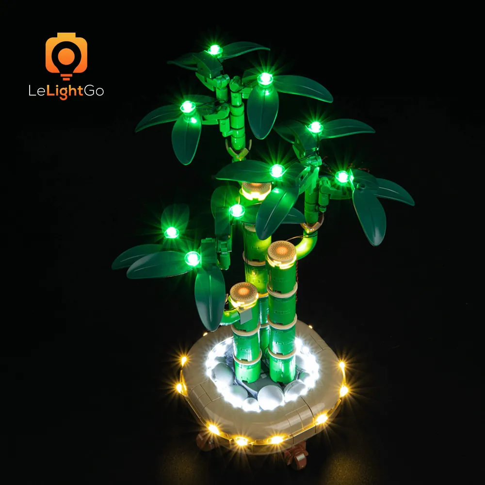 LEGO Lucky Bamboo 10344 with LeLightGo soft lighting