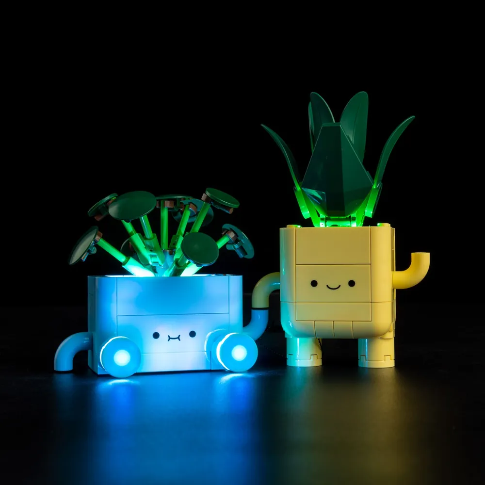 Game of Bricks LED kit for LEGO Happy Plants 10349 with expansion boards and standard gauge wires