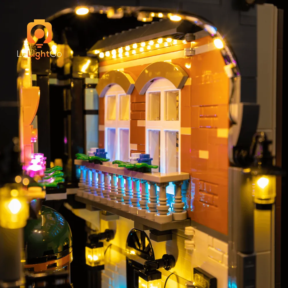 LeLightGo micro-LEDs inside LEGO Sherlock Holmes set