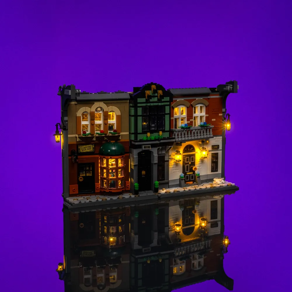 LightMyBricks LED kit for LEGO Sherlock Holmes Book Nook