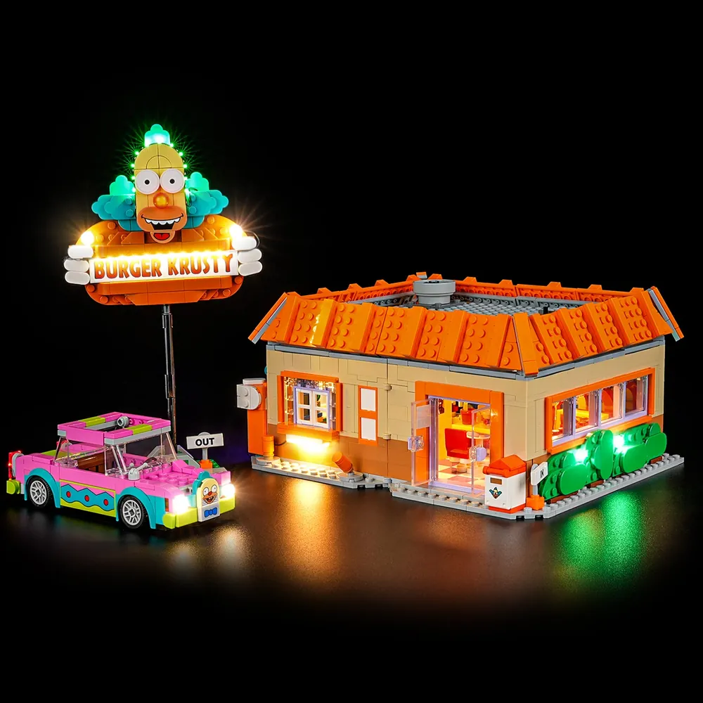 Lightailing LED kit for LEGO 10352 Krusty Burger with pre-soldered harness