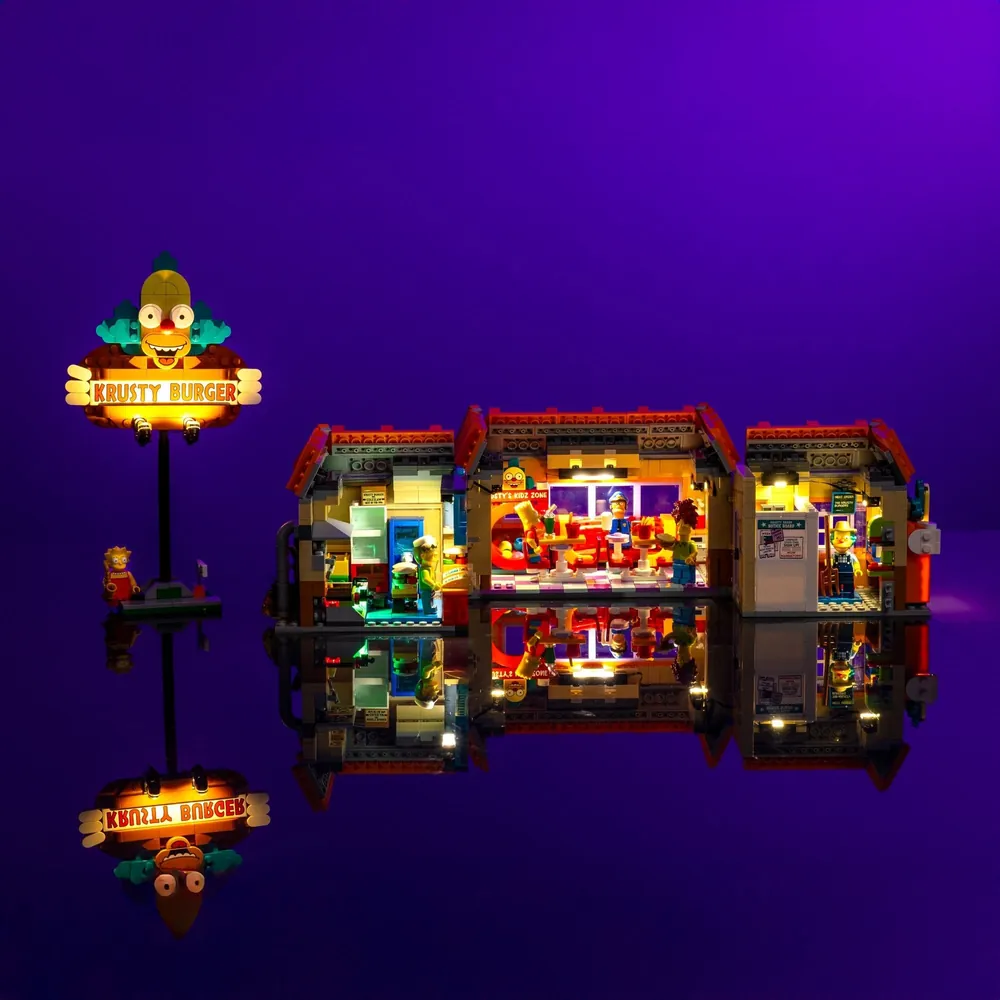 Light My Bricks comprehensive LED set for LEGO Krusty Burger 10352