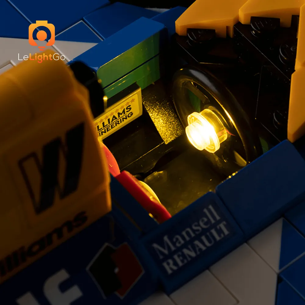 Budget-friendly modular micro-LEDs from LeLightGo kit for LEGO 10353