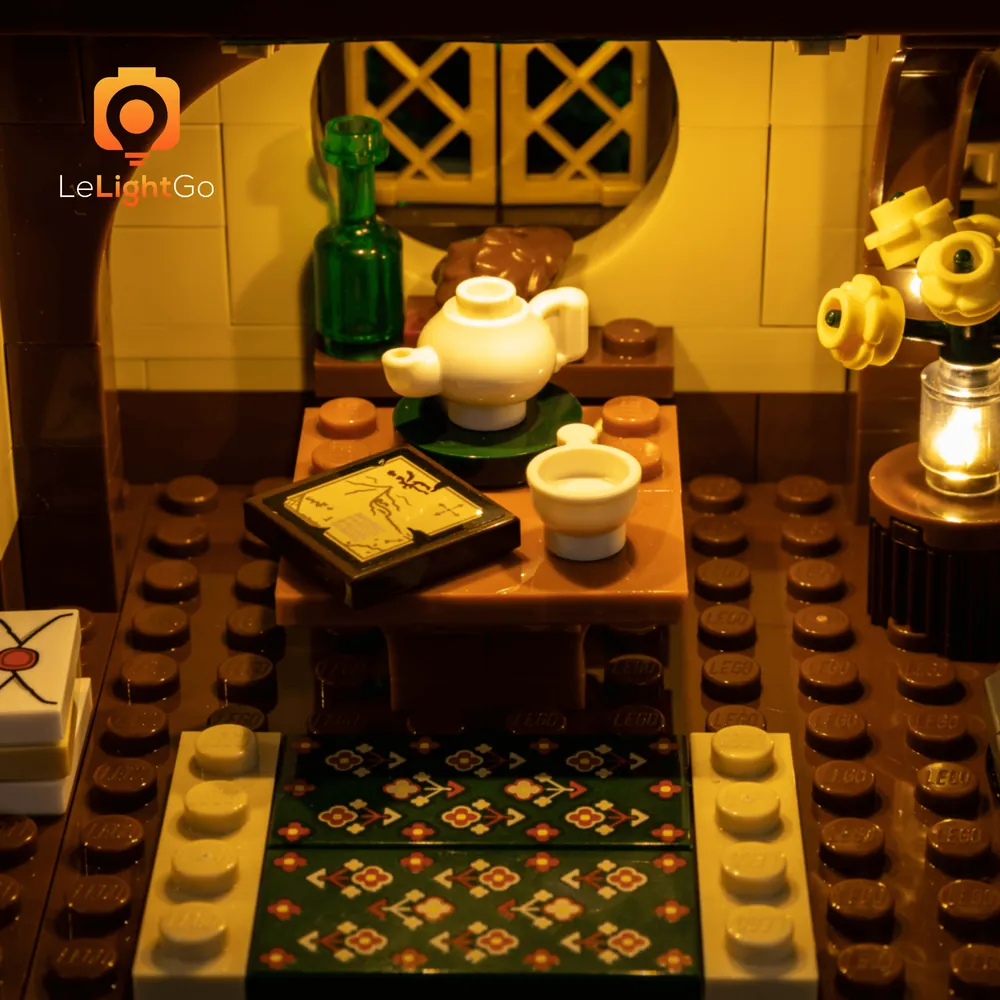 LeLightGo remote control variant for LEGO Shire 10354 party area