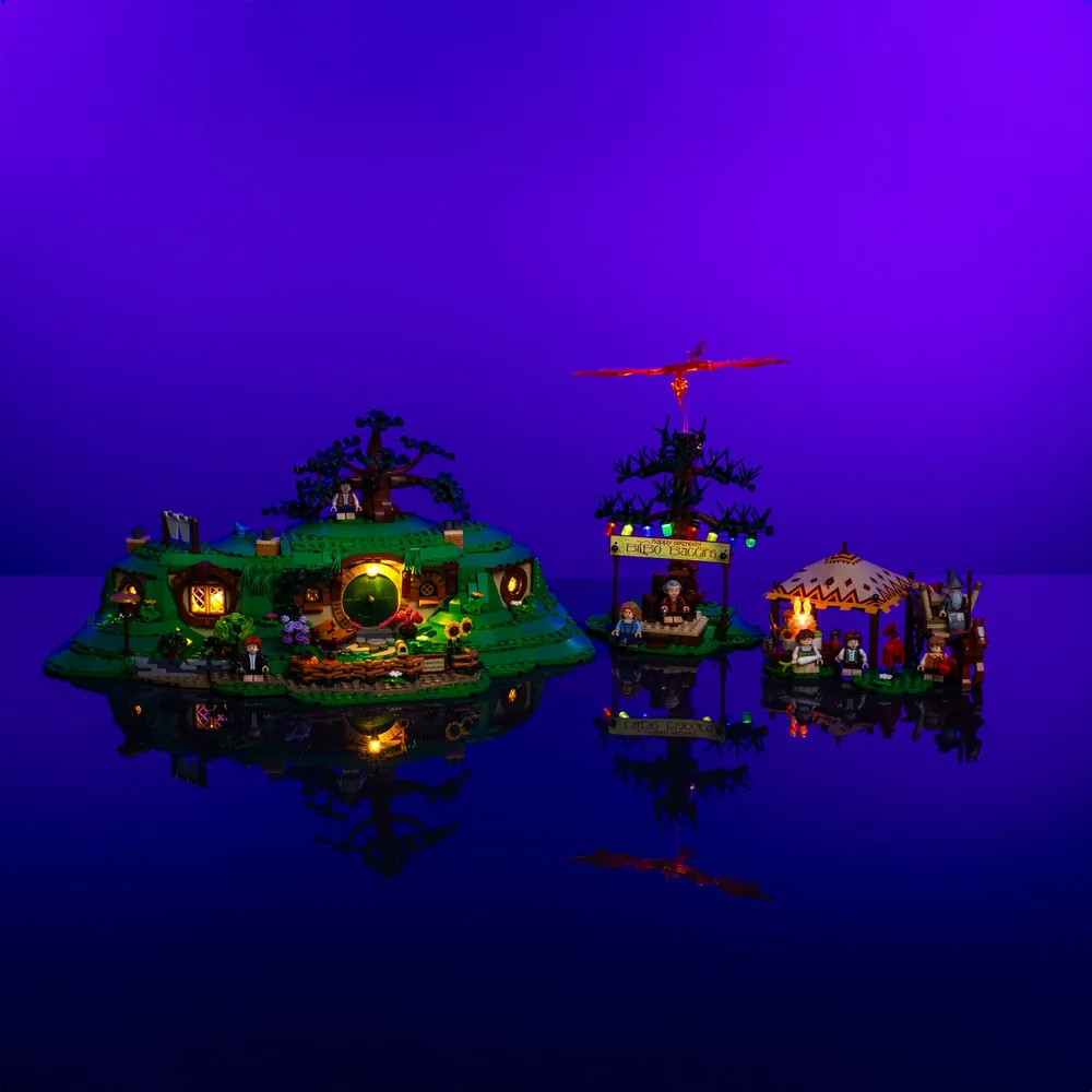 LightMyBricks lighting kit for LEGO Shire 10354 with unknown wiring architecture