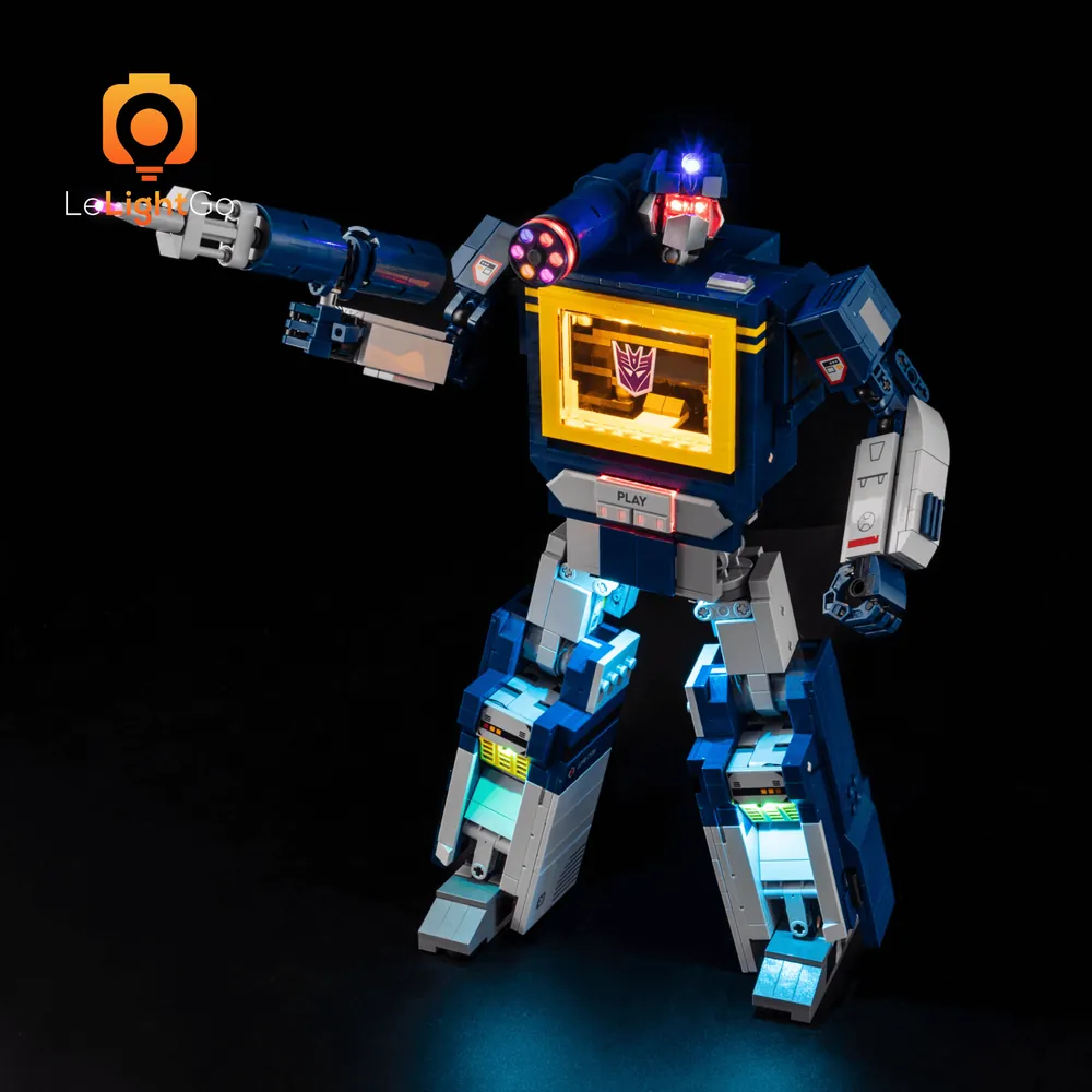 LeLightGo LED kit for LEGO Transformers Soundwave 10358 with micro LEDs and remote control option
