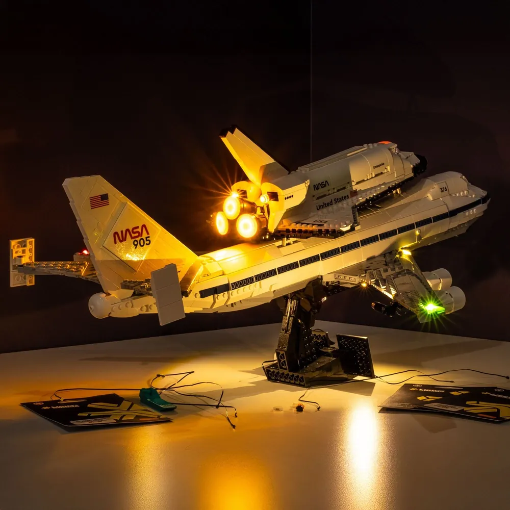 Light My Bricks light kit for LEGO Shuttle Carrier Aircraft 10360 DIY bundle