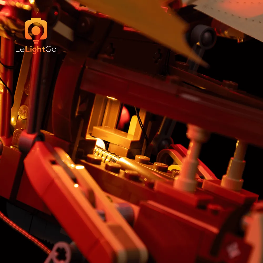 LEGO 10363 with LeLightGo budget lighting