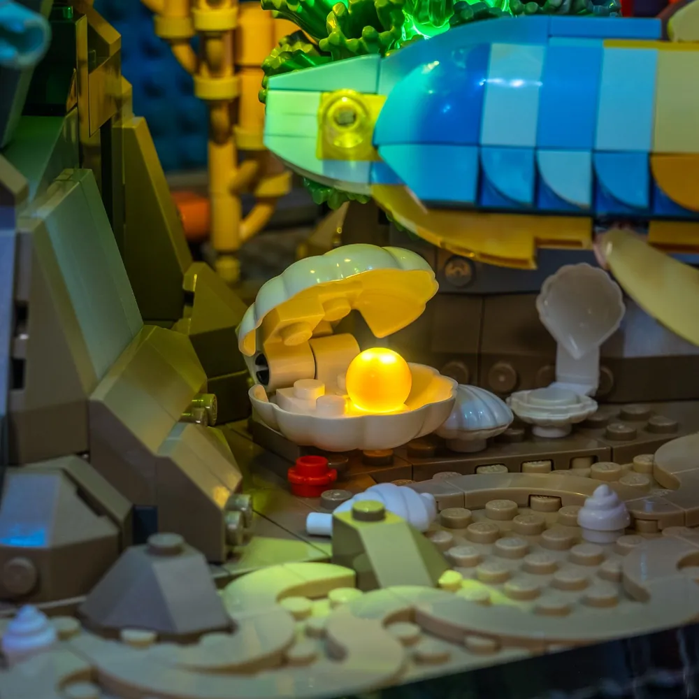 LightMyBricks light installation for LEGO Aquarium 10366, standard edition