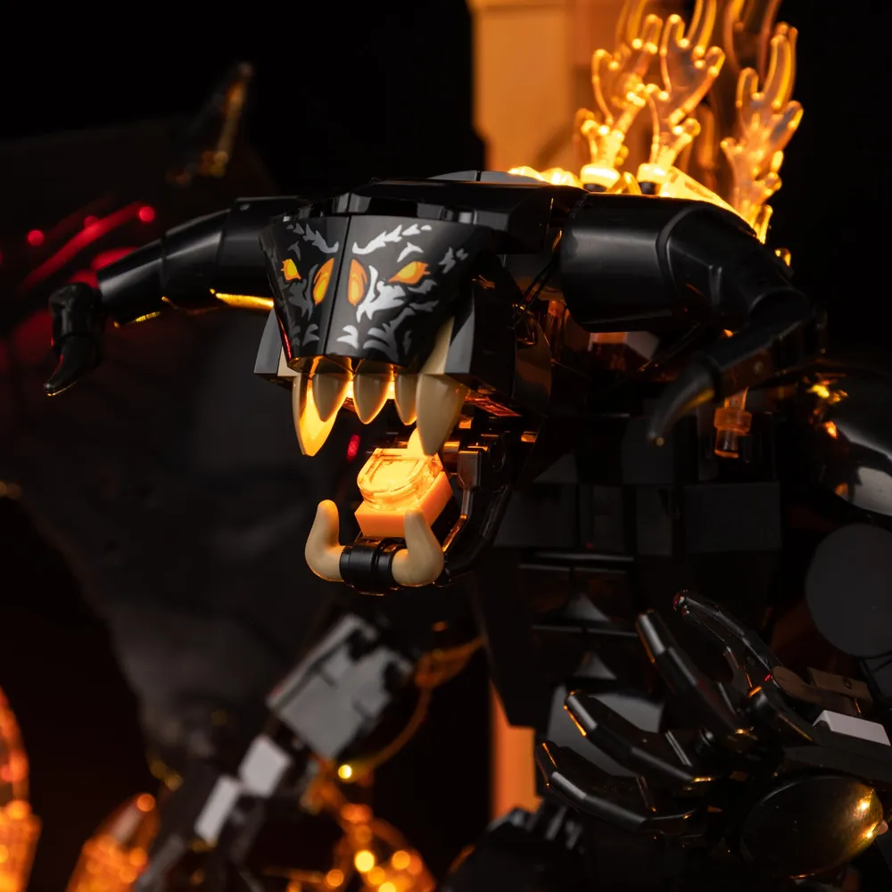 Game of Bricks expansion board lights for Balrog Book Nook