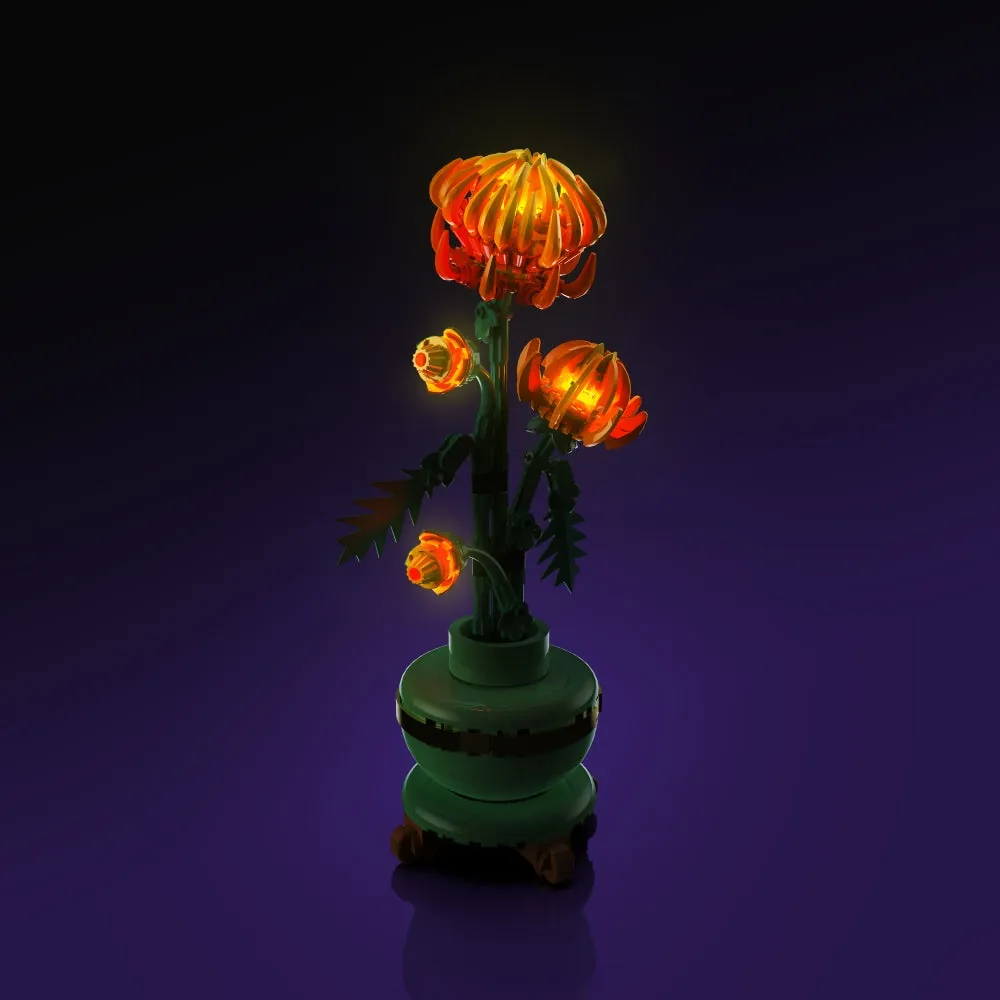 LightMyBricks premium lighting for LEGO Chrysanthemum 10368