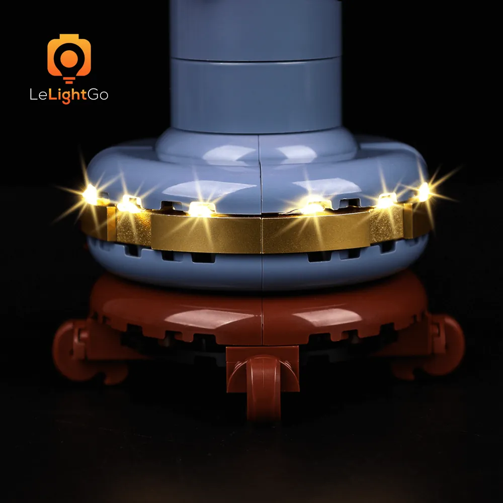 LeLightGo lit Plum Blossom on a side table