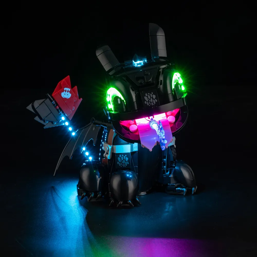 Game of Bricks light kit for LEGO Toothless 10375 with sound module