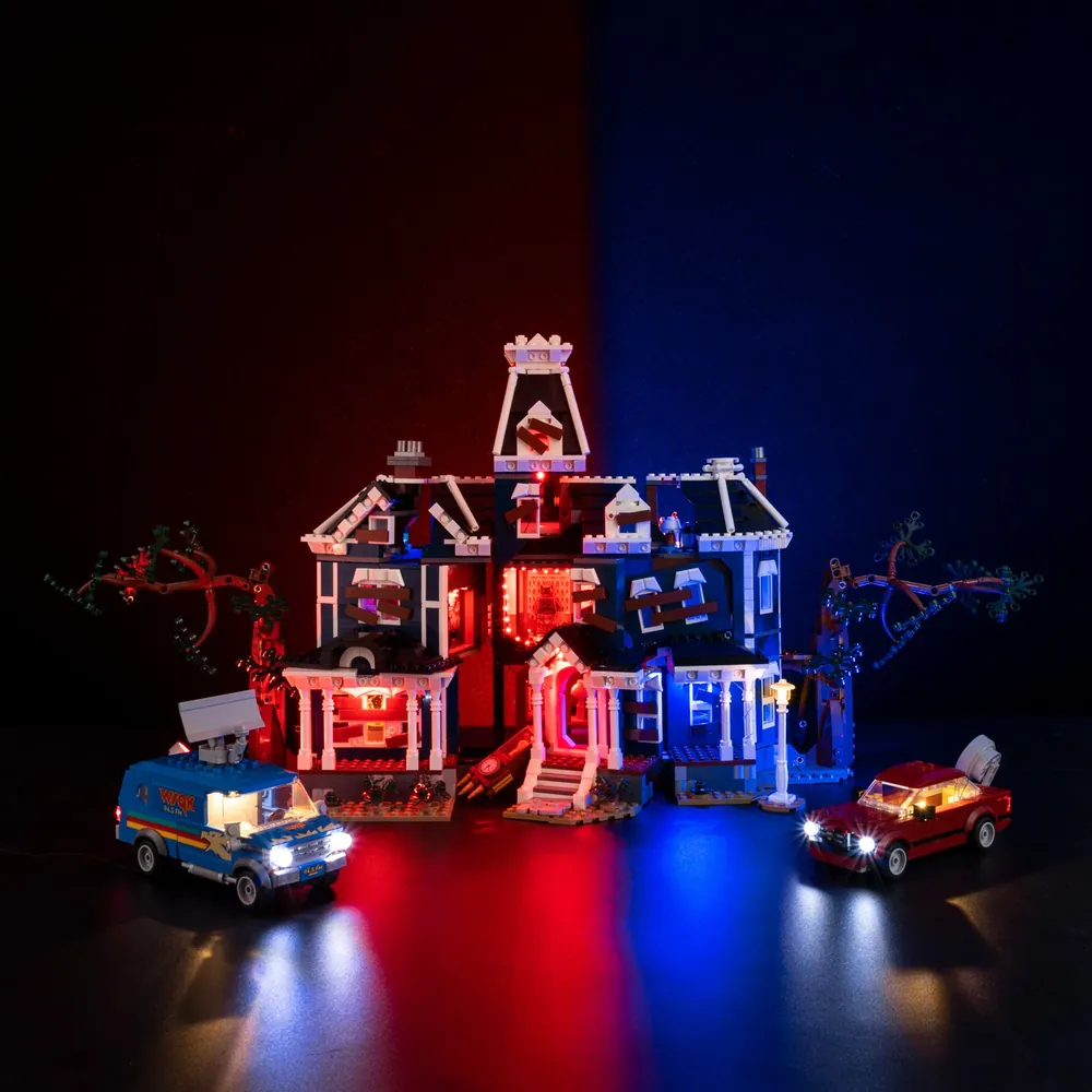 Game of Bricks LED kit for LEGO Creel House with expansion boards