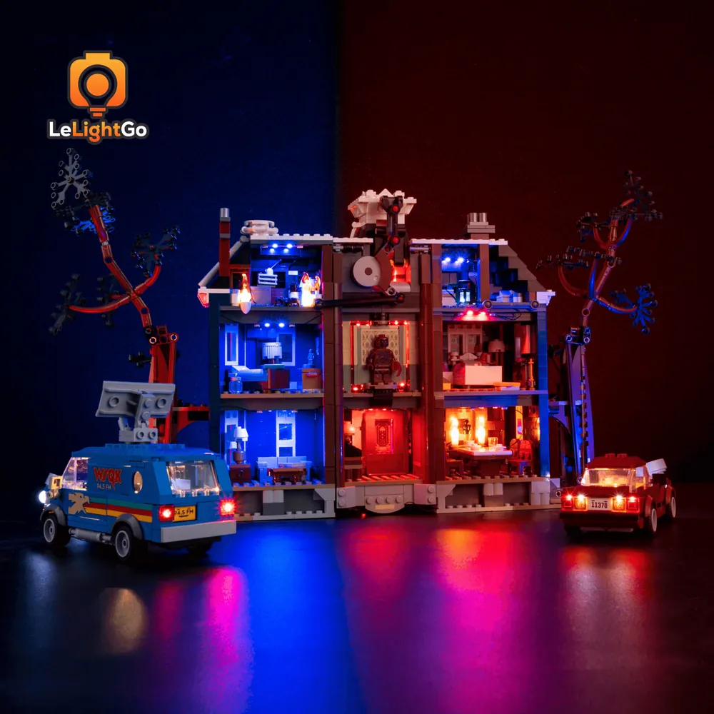LeLightGo micro-LED wiring for Creel House room lighting