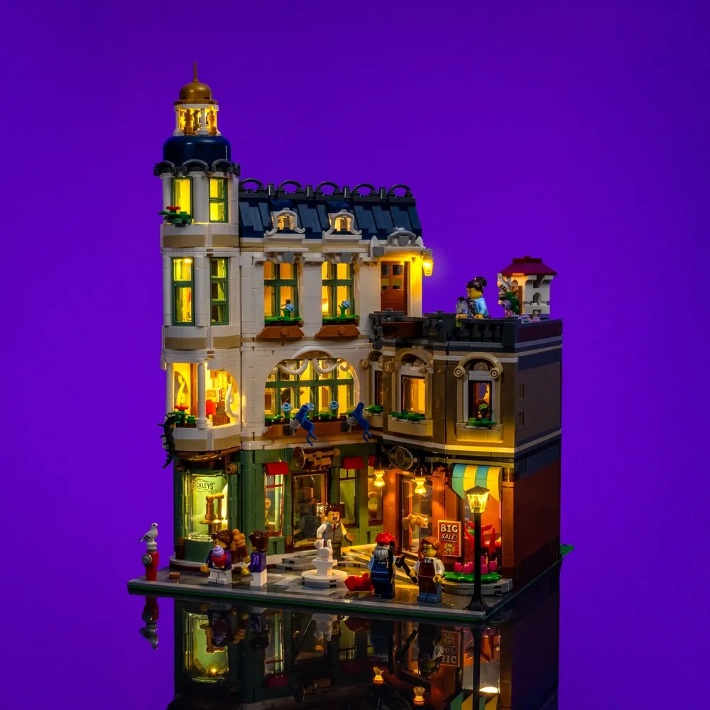 Light My Bricks LED kit for LEGO Icons Shopping Street 11371 premium edition