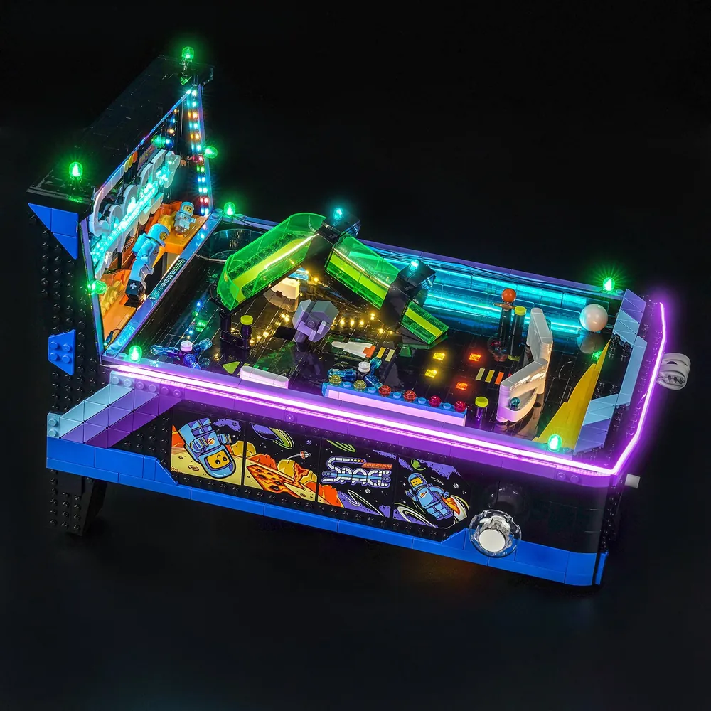 BrickBling kit with remote variant enhancing the backboard glow