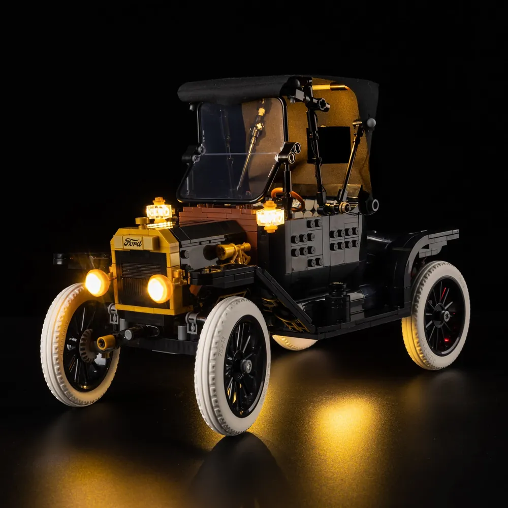 Game of Bricks LED kit for LEGO Model T headlights and interior