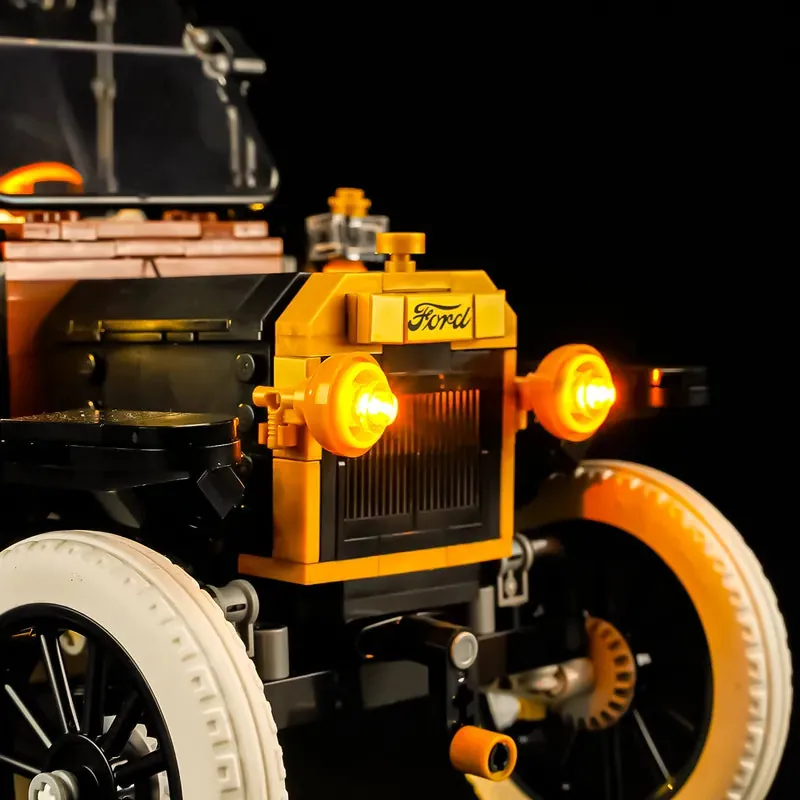 Lightailing harness wiring on LEGO Model T