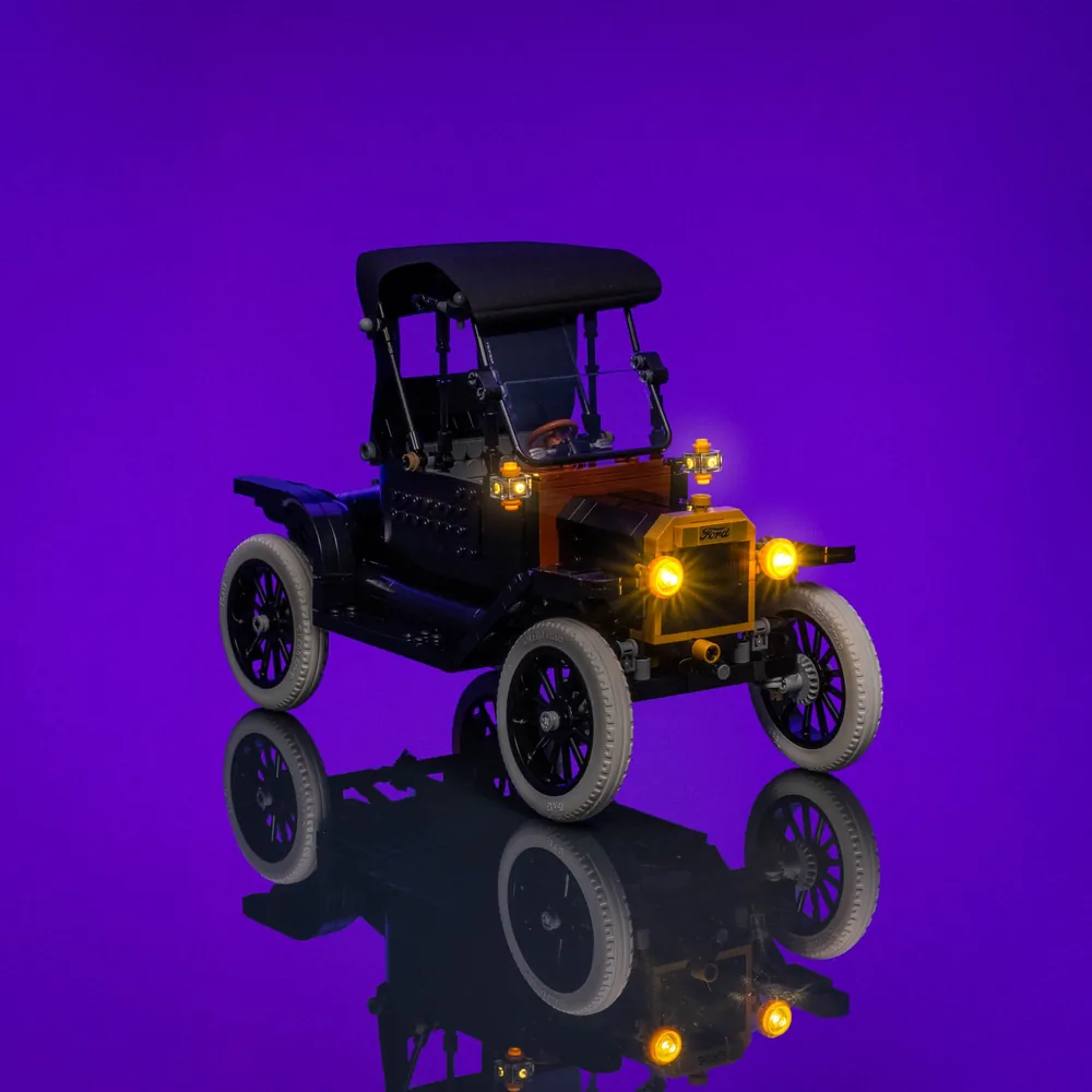 LightMyBricks LED kit for LEGO Model T full illumination