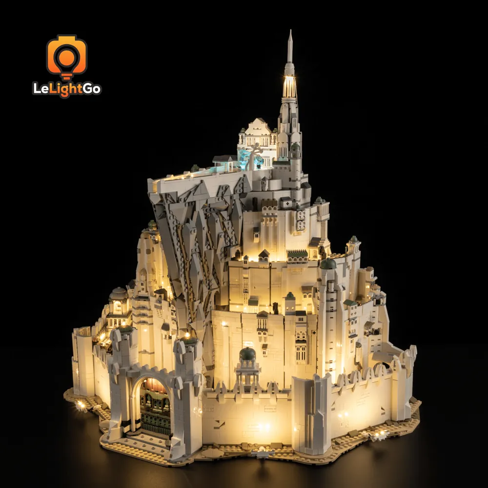 LeLightGo LED kit for LEGO Minas Tirith, budget micro-LEDs