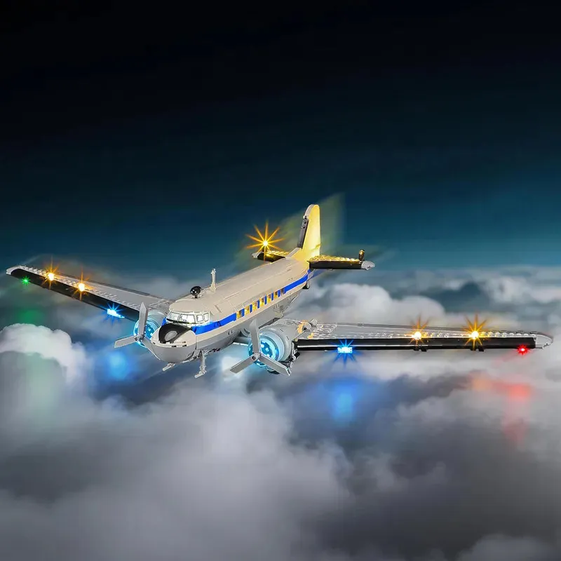 Lightailing pre-soldered LED harness for LEGO DC-3 Pan Am