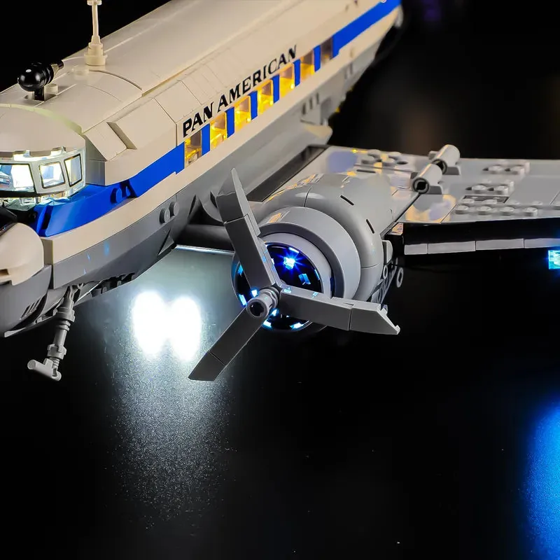 Lightailing kit lighting cockpit and cabin of LEGO DC-3