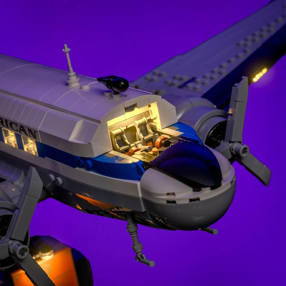 LightMyBricks single edition for LEGO DC-3 with no remote
