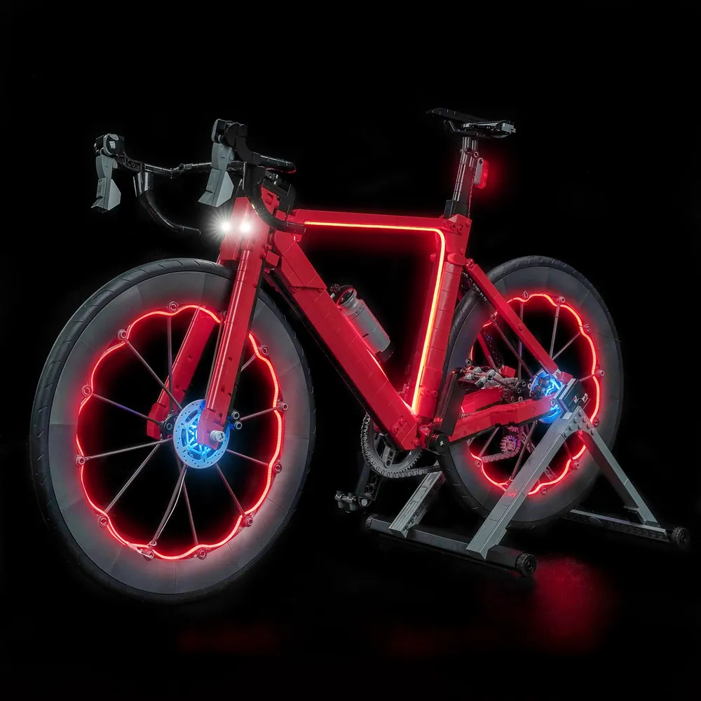 BrickBling LED kit for LEGO Road Bike 11380 with modular micro-LEDs