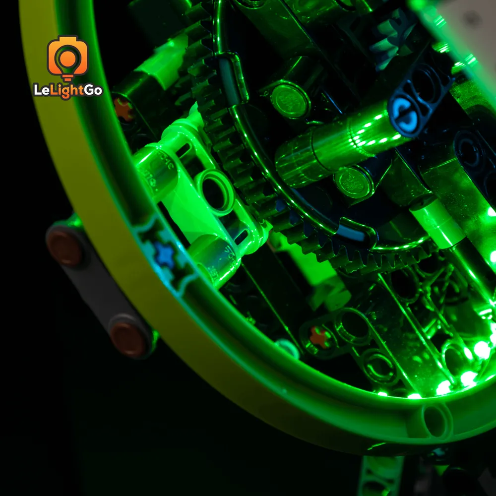 LeLightGo micro-LEDs highlighting LEGO Hail Mary engine glow