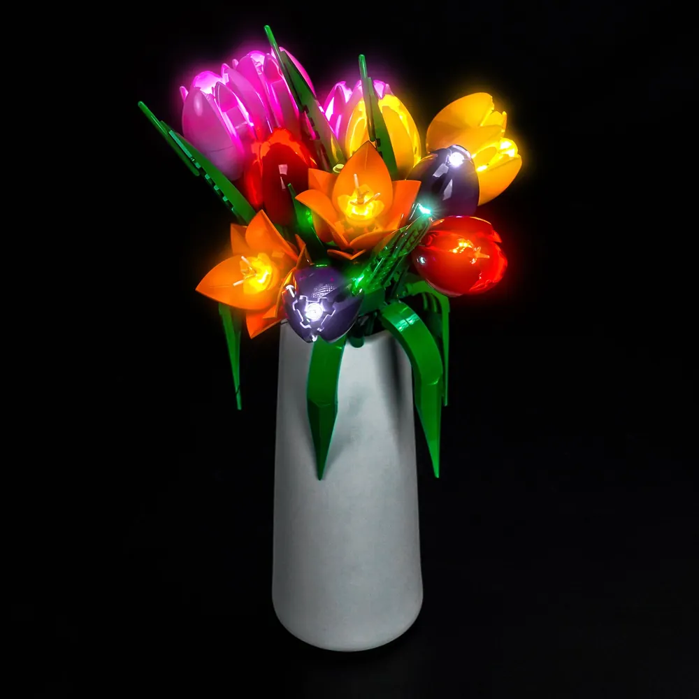BrickBling LED kit for LEGO Tulip Bouquet 11501 with modular micro-LEDs