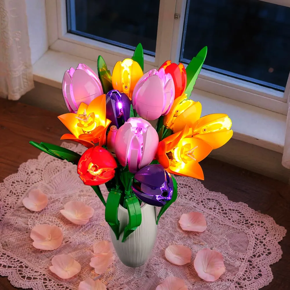 Lightailing LED kit for LEGO Tulip Bouquet 11501 with pre-soldered harness