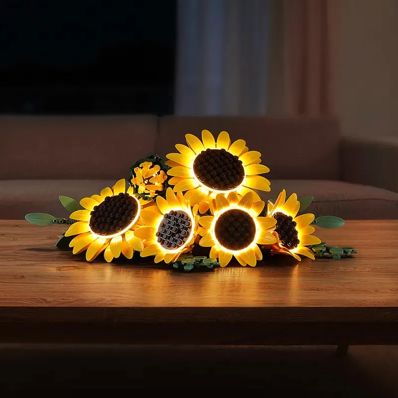 Lightailing light kit for LEGO Sunflower Bouquet 11502 with glowing stems