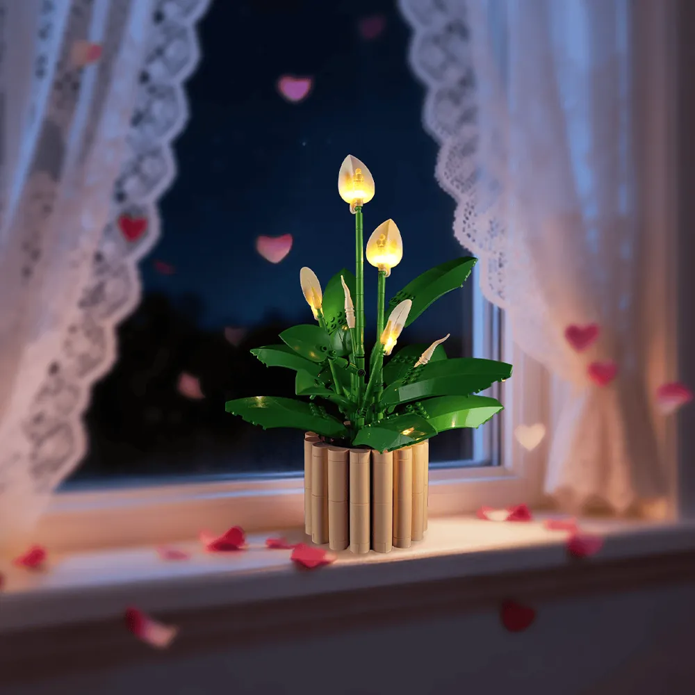 Lightailing Peace Lily LED kit with pre-soldered harness