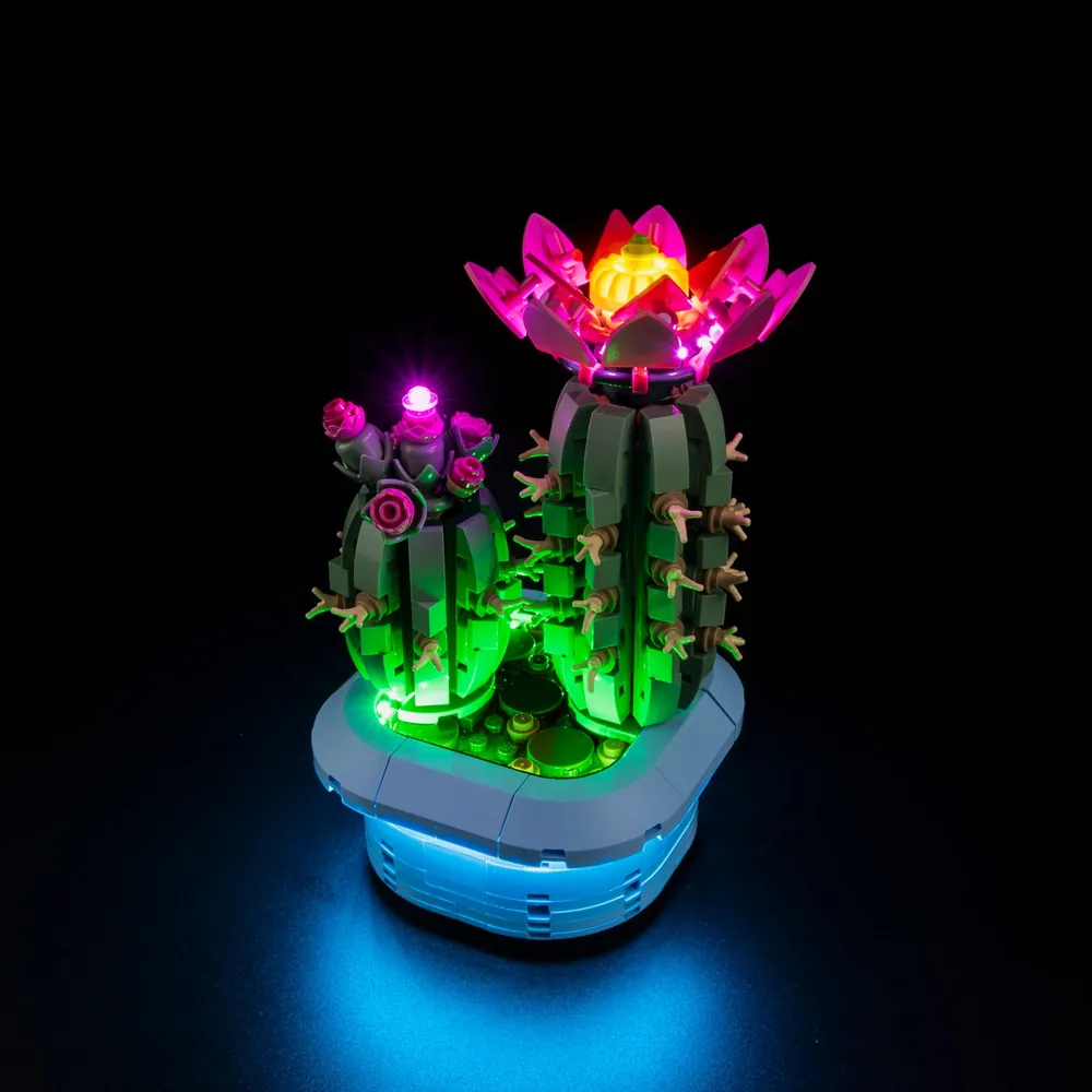 Game of Bricks LED kit for LEGO Flowering Cactus 11509 with bright cactus arms
