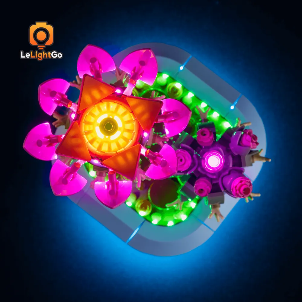 LeLightGo lit cactus pot with subtle glow
