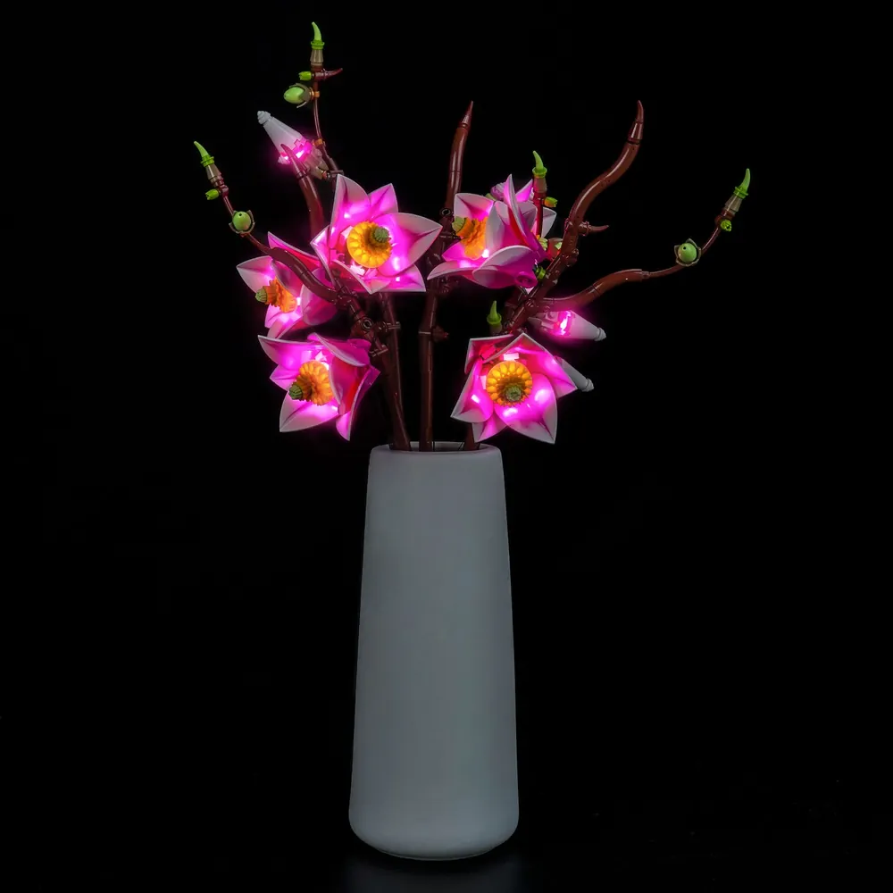 BrickBling LED kit for LEGO Magnolia Branches 11510 highlights petals