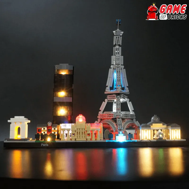 Game of Bricks LED light kit for LEGO Paris 21044
