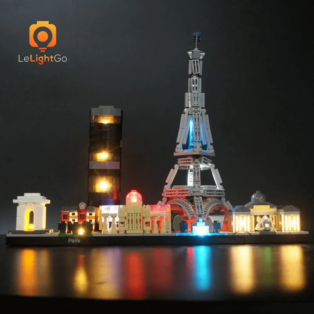LeLightGo LED light kit for LEGO Paris 21044