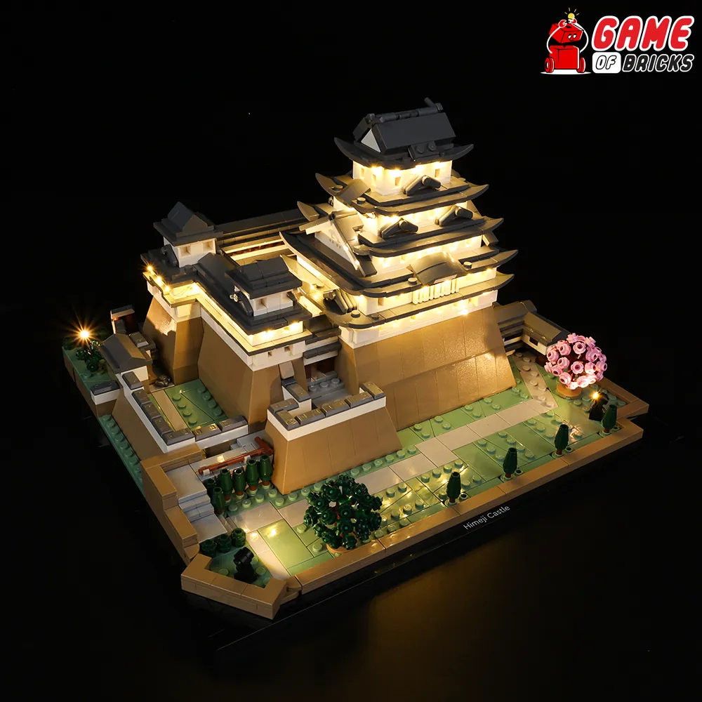 Game of Bricks LED kit for LEGO Himeji Castle 21060 with expansion boards