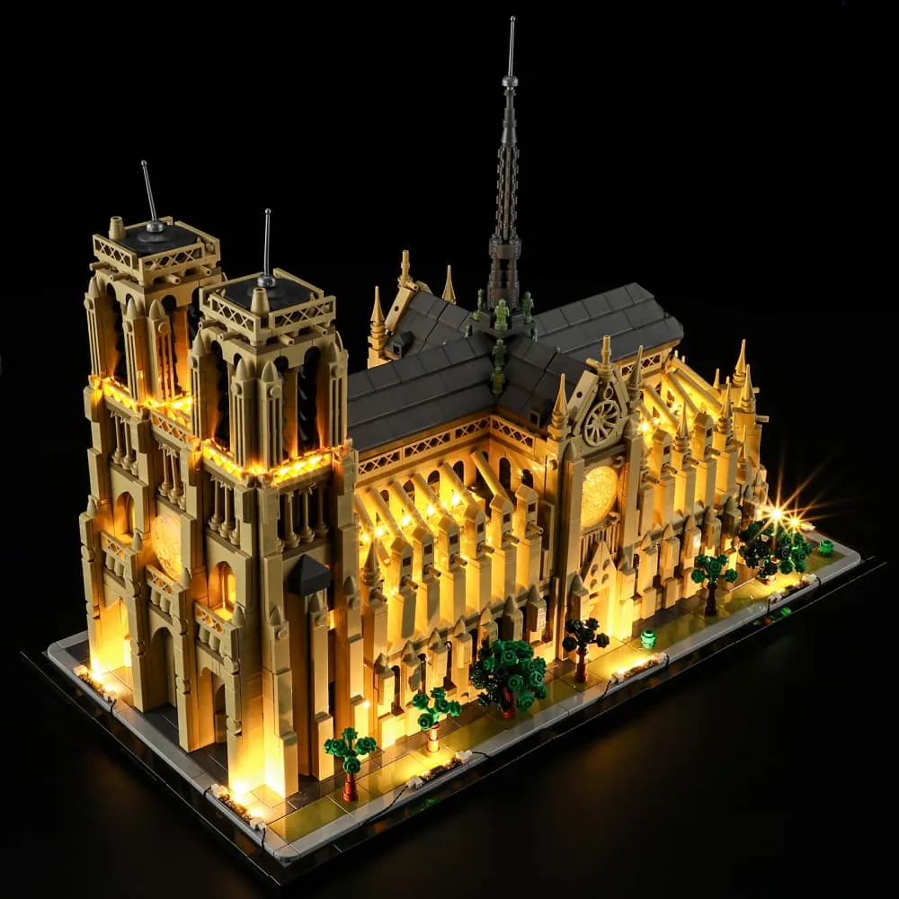 Lightailing LED kit for LEGO Notre-Dame de Paris 21061, projector light effect