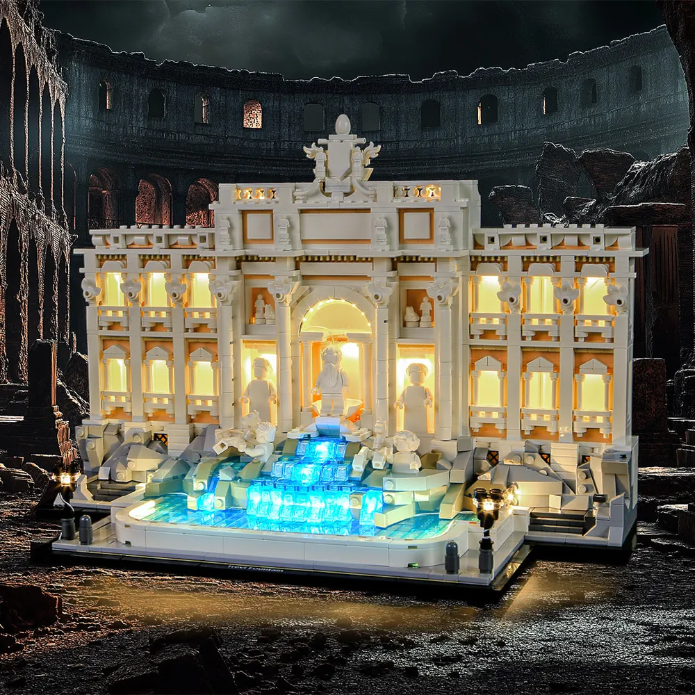 Lightailing pre-soldered harness light kit for LEGO Trevi Fountain 21062