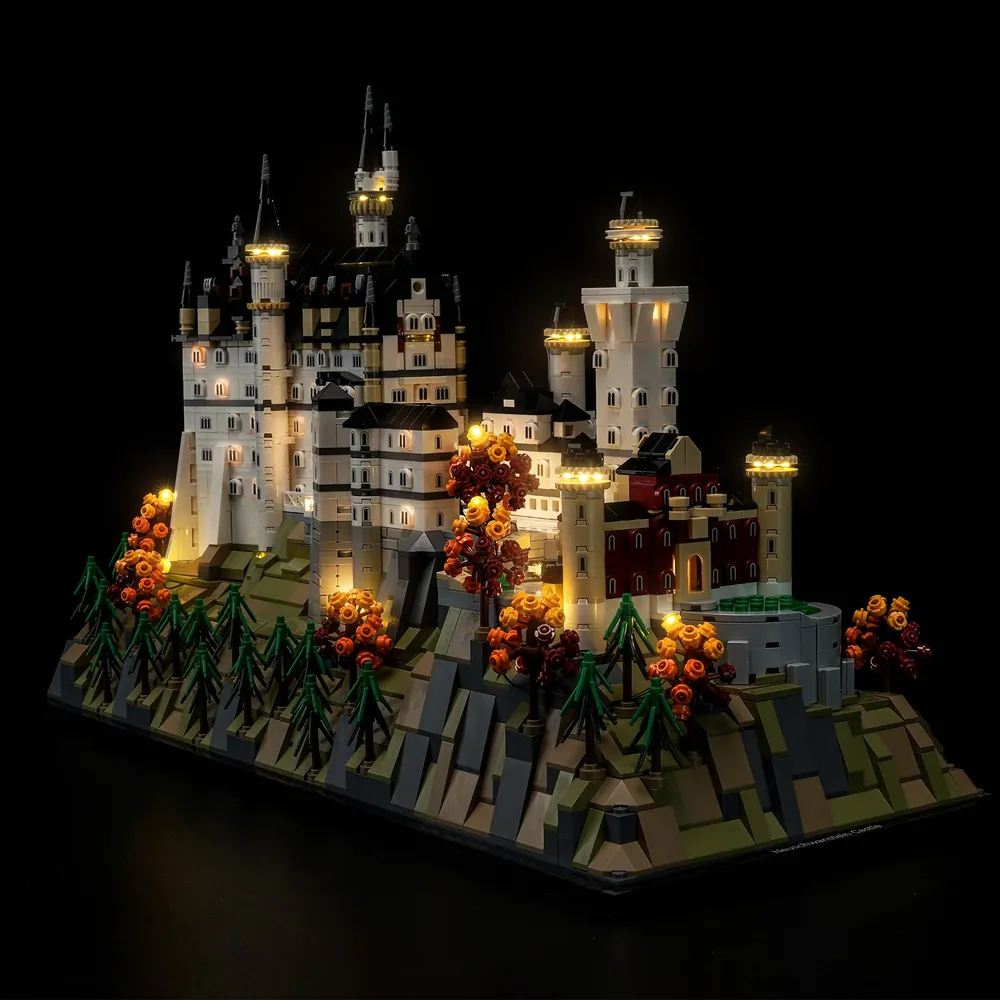 BrickBling LED kit for LEGO Neuschwanstein Castle 21063 with remote