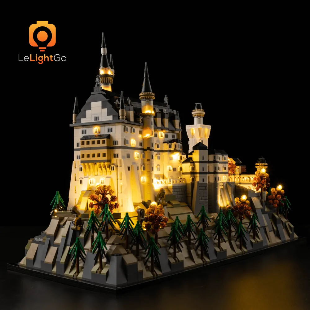 LeLightGo LED light kit for LEGO Neuschwanstein Castle 21063