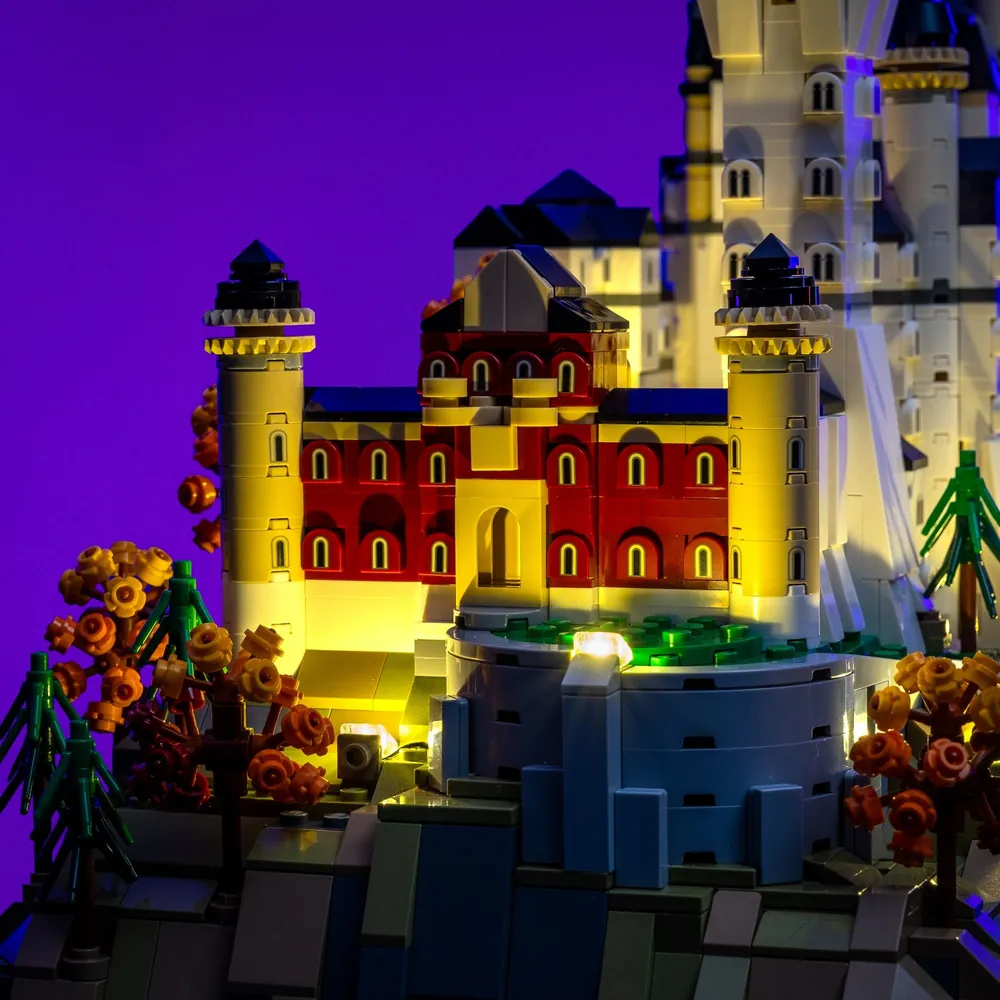 Remote control included with Light My Bricks castle kit