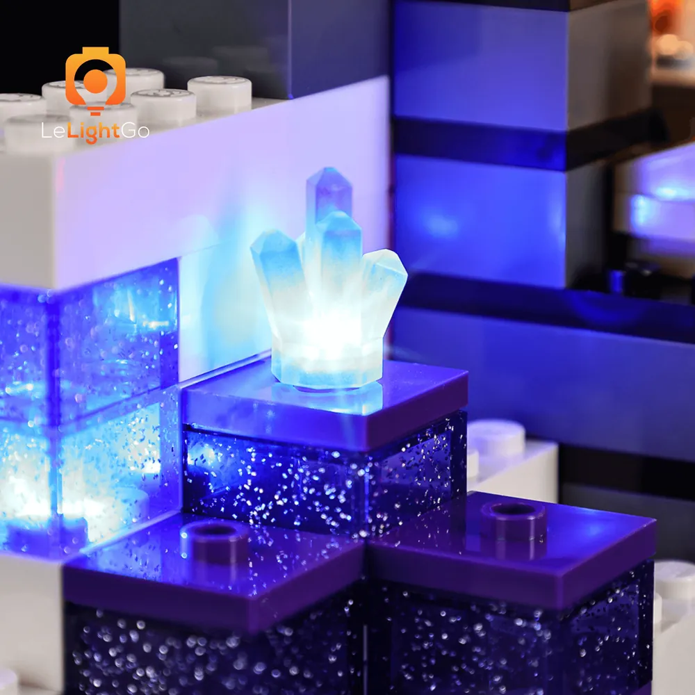 LeLightGo micro-LEDs illuminating LEGO 21263 Badlands Mineshaft