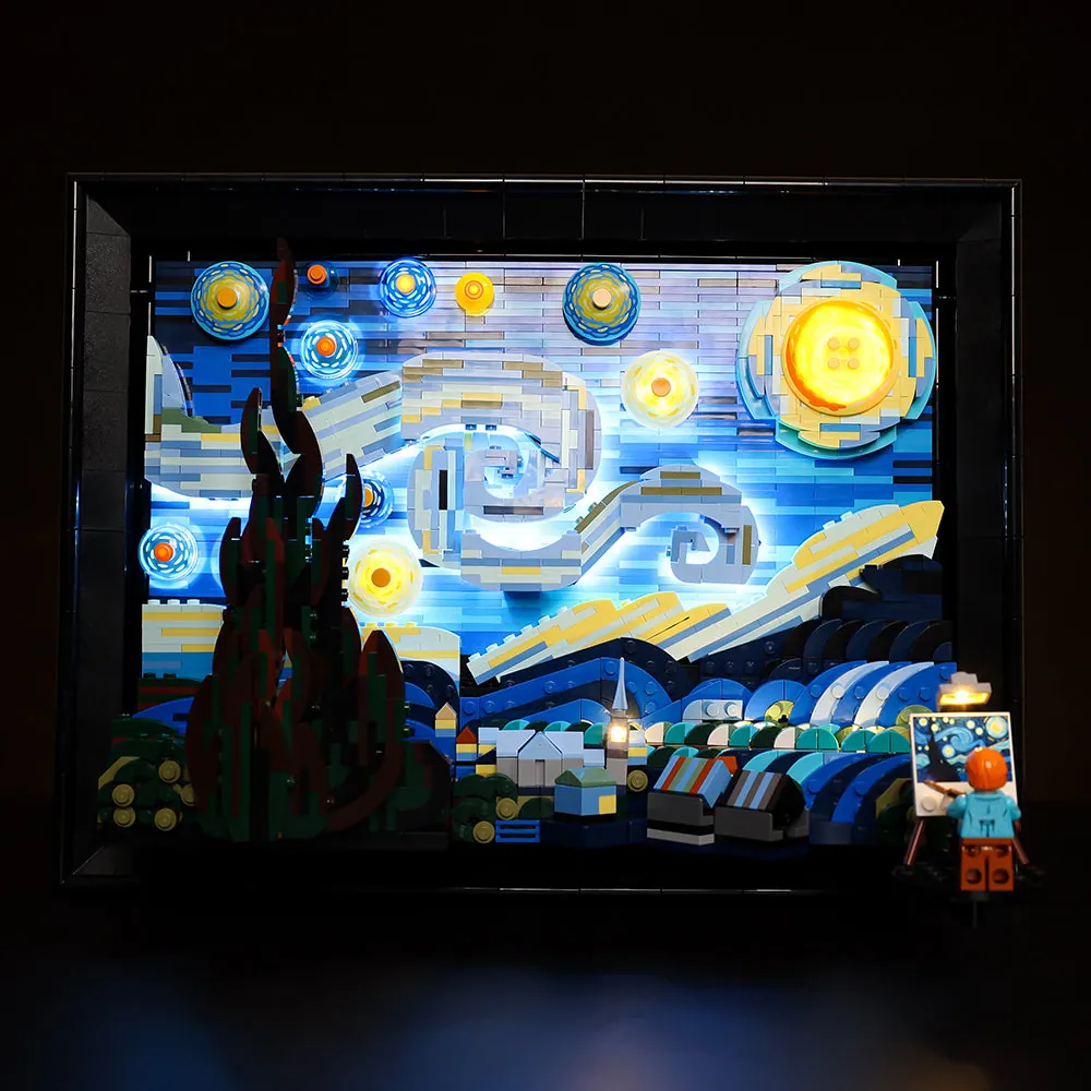 Game of Bricks LED kit for LEGO Starry Night with expansion boards