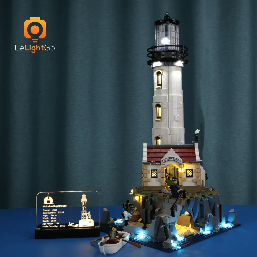 LeLightGo LED kit for LEGO Motorized Lighthouse 21335