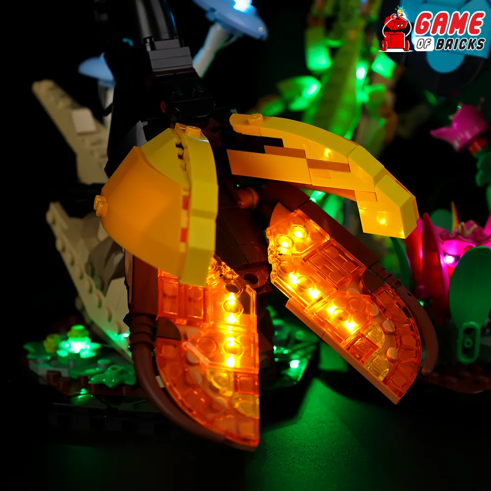 Game of Bricks light kit with expansion boards for LEGO 21342