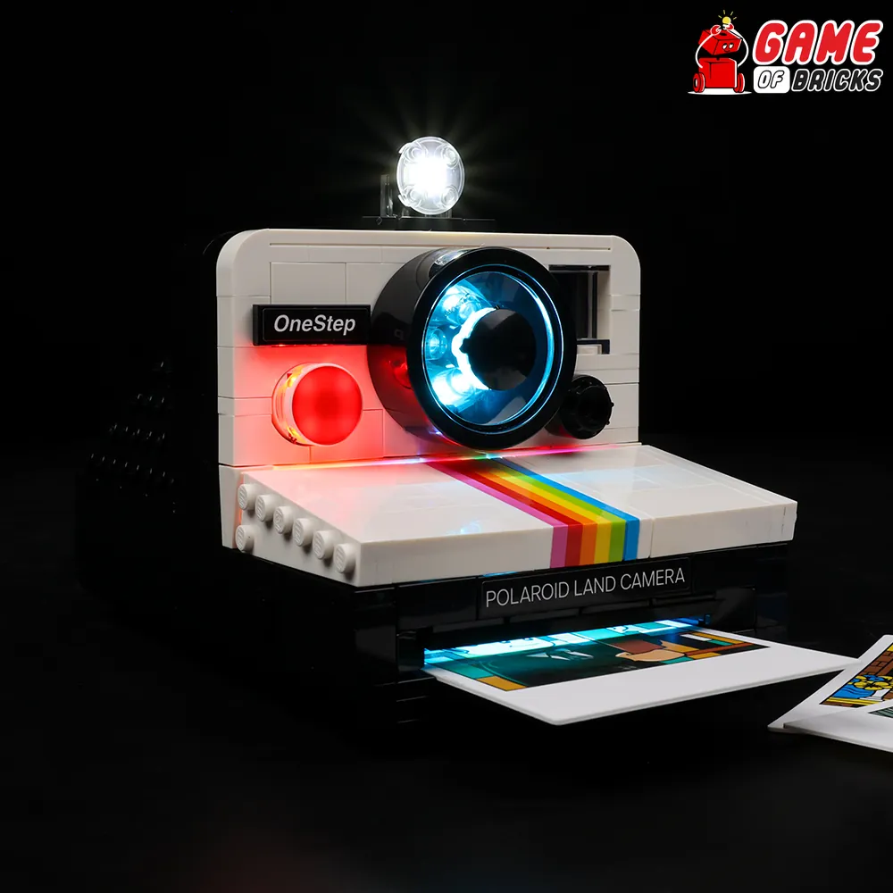 Standard variant with brighter LEDs on the LEGO Polaroid display set